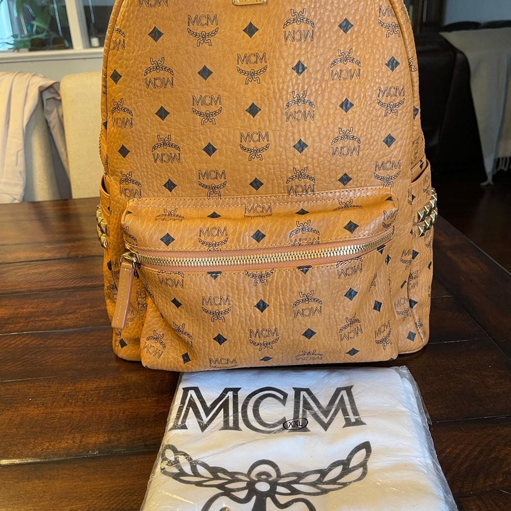 MCM Tan Backpack - Picture 13 of 14